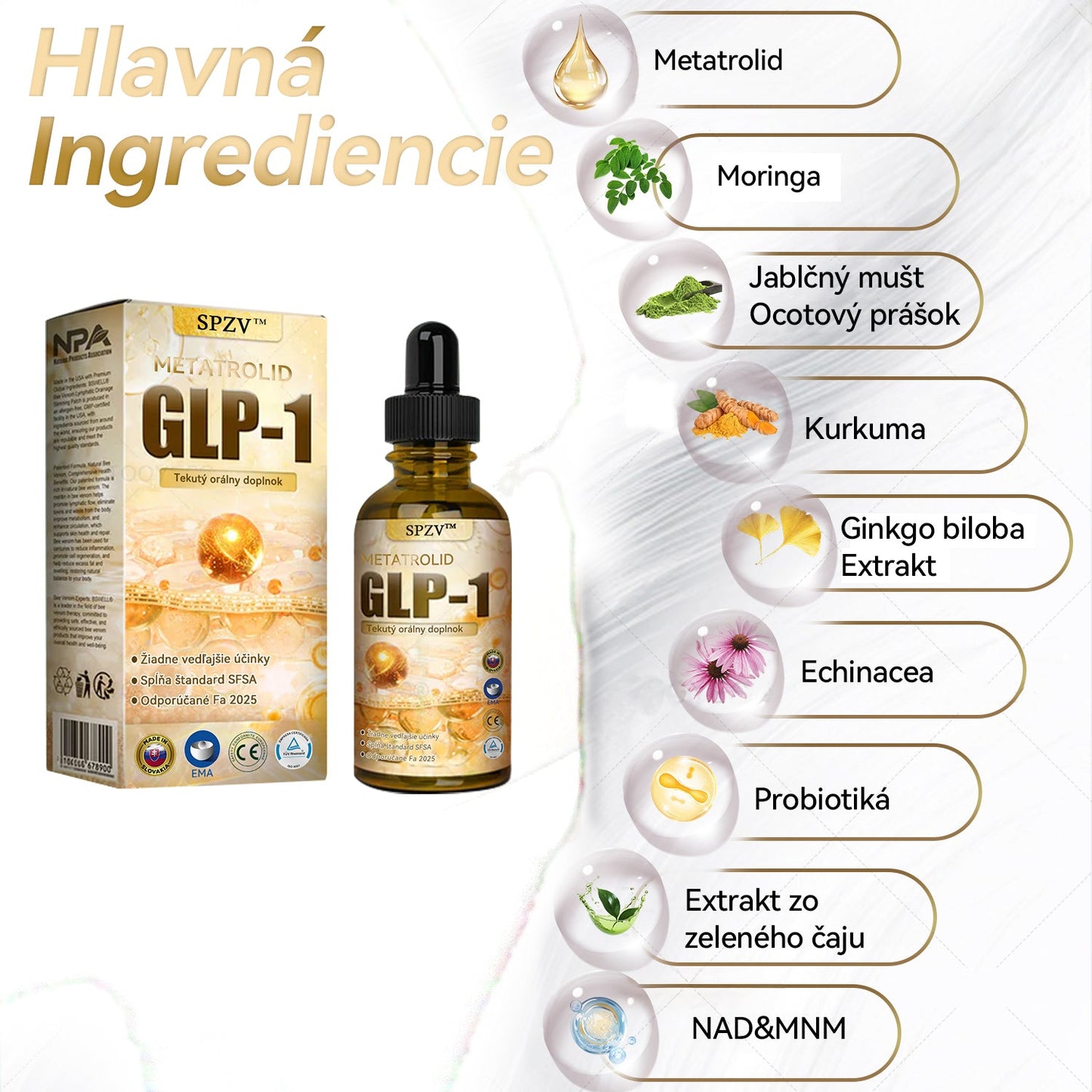 Univerzitná nemocnica Bratislava Odporúčaná | Oficiálny obchod |𝐒𝐩𝐳𝐯™ 🧚♀️𝐌𝐄𝐓𝐀𝐓𝐑𝐎𝐋𝐈𝐃 𝐆𝐋𝐏-𝟏 𝐓𝐞𝐤𝐮𝐭ý 𝐨𝐫á𝐥𝐧𝐲 𝐝𝐨𝐩𝐥𝐧𝐨𝐤, Jablčný ocot, kurkuma bylinná perorálna tekutina: obezita, kardiovaskulárne choroby, cukrovka, spánkové apnoe, problémy s kĺbmi a ďalšie