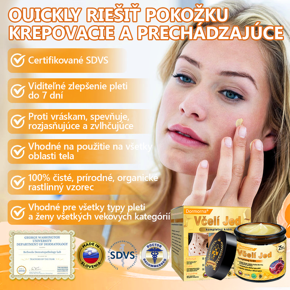 Vyrobené a odoslané zo Slovenska✨Dormorna® Včelí Jed kompletný krém 🔥 POSLEDNÝ DEŇ ZĽAVA 80 %.💎💎